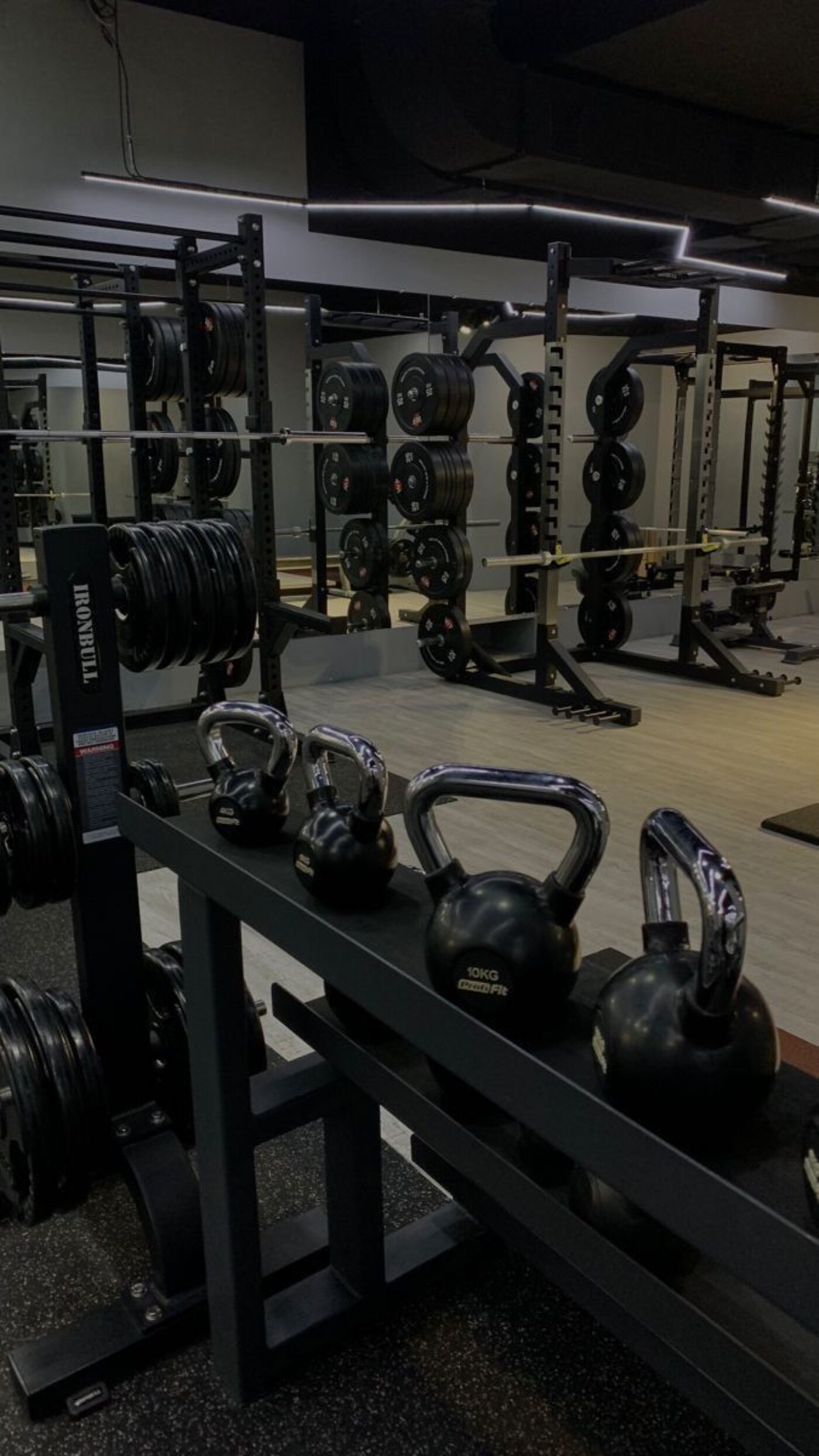 Clean gym equipment and free weights